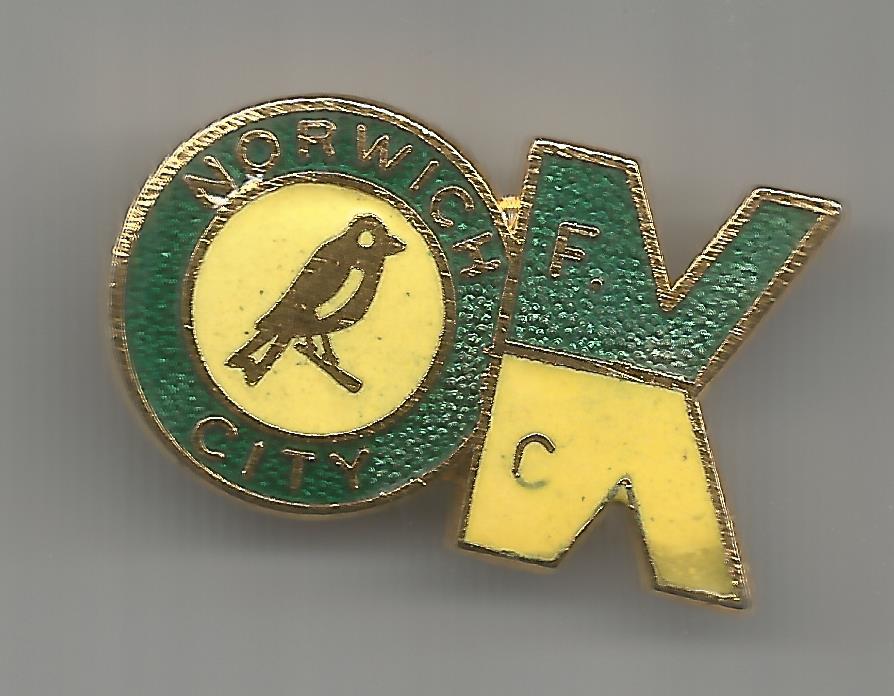 Badge Norwich City FC STAMPED COFFER NORTHAMPTON